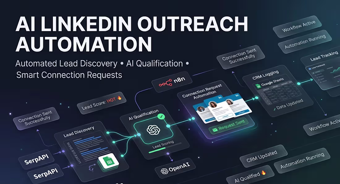 Cover image for LinkedIn Outreach Automation 