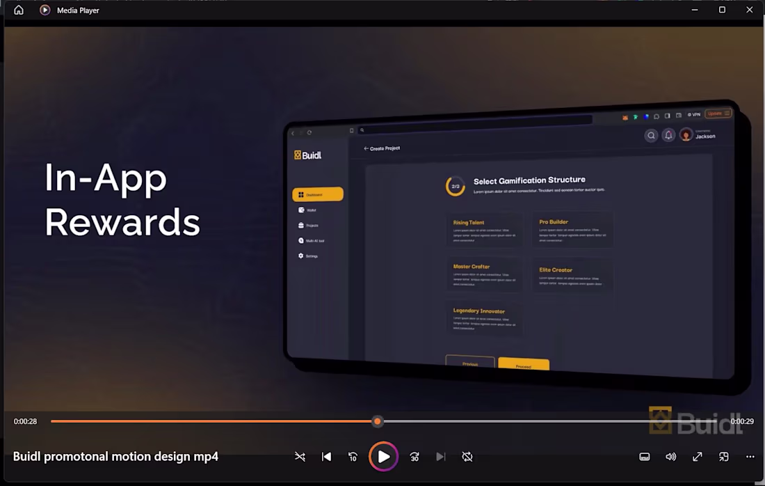 Cover image for Buidl Motion design Web3 Champaign project 