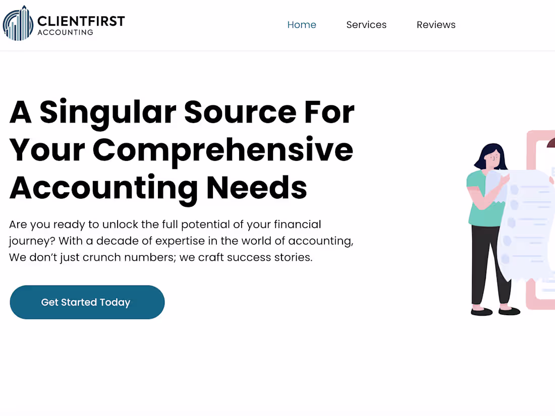 Cover image for Accounting website