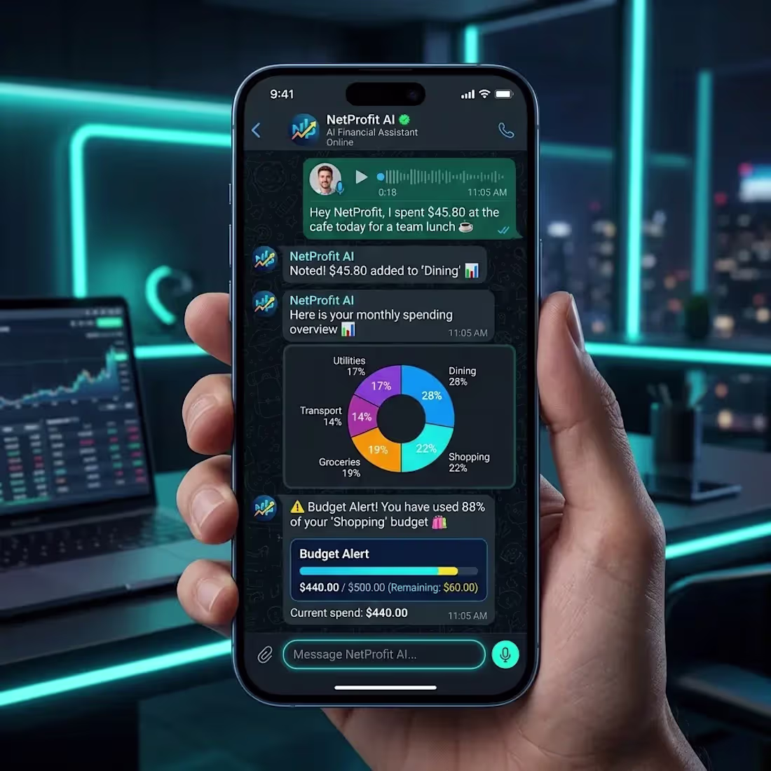 Cover image for NetProfit AI — Elite WhatsApp