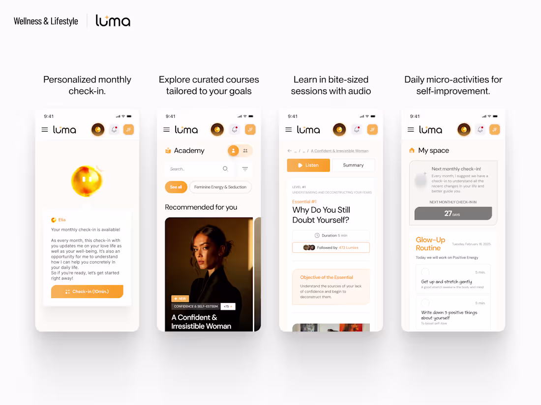 Cover image for Coaching platform for women - Web App