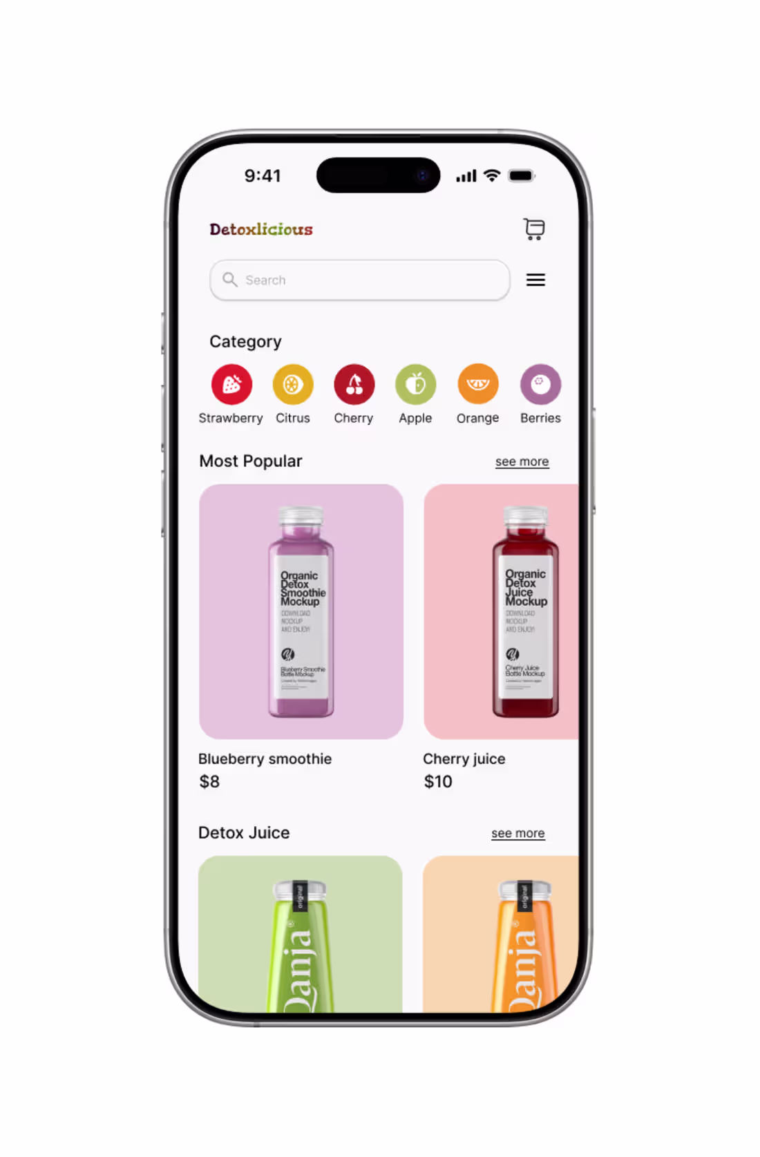 Cover image for Detoxlicious is a wellness app