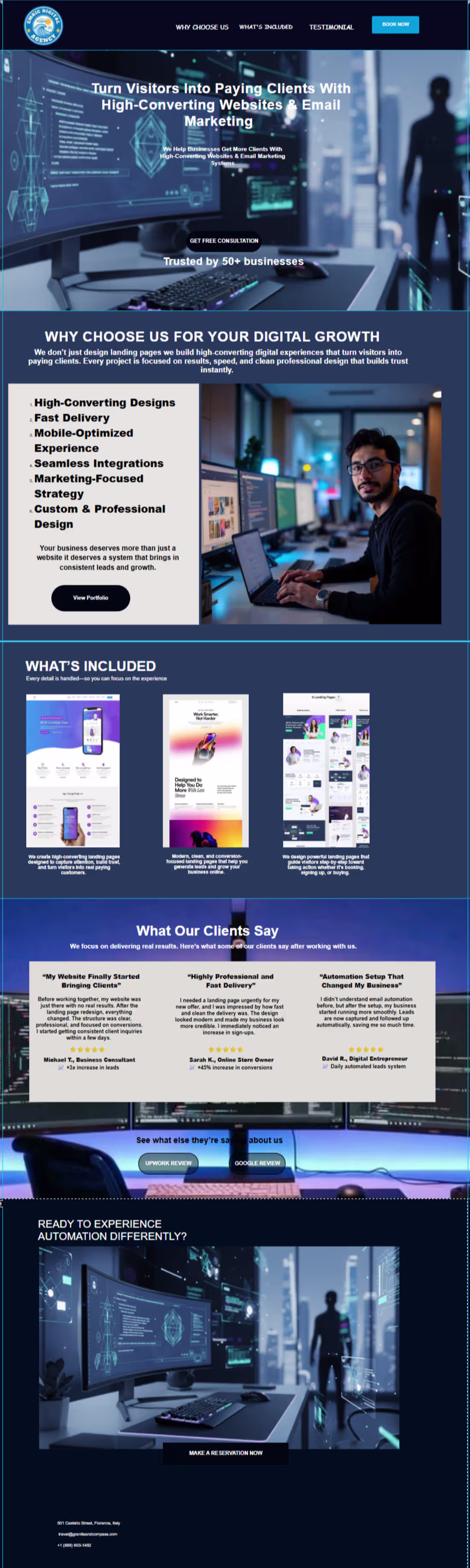 Cover image for LANDING PAGE DESIGN FOR DIGITAL