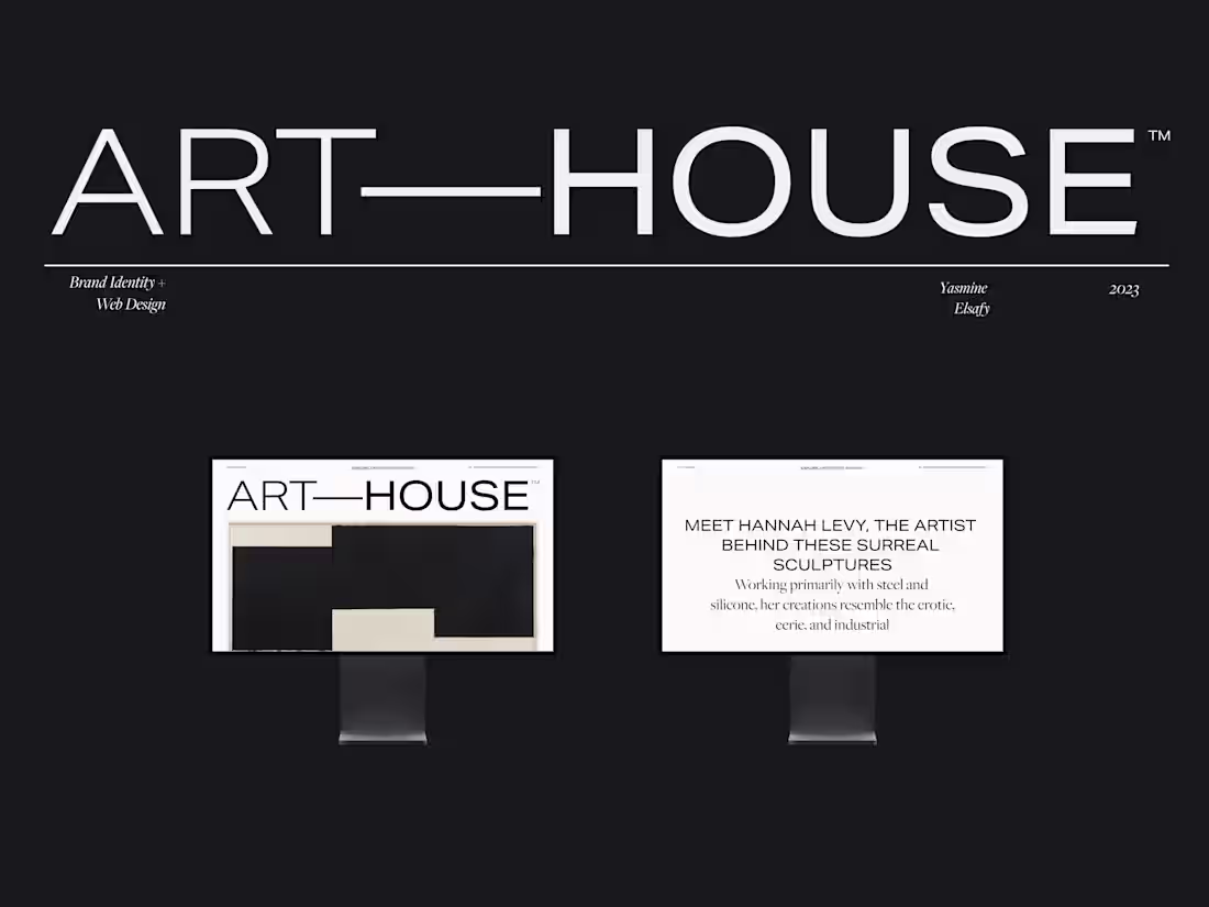 Cover image for Web + Brand Design: ARTHOUSE