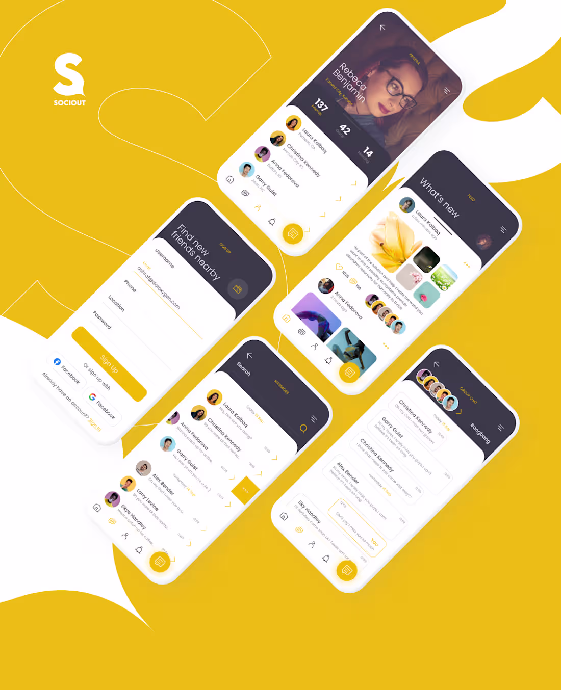 Cover image for Social media app UX/UI Design