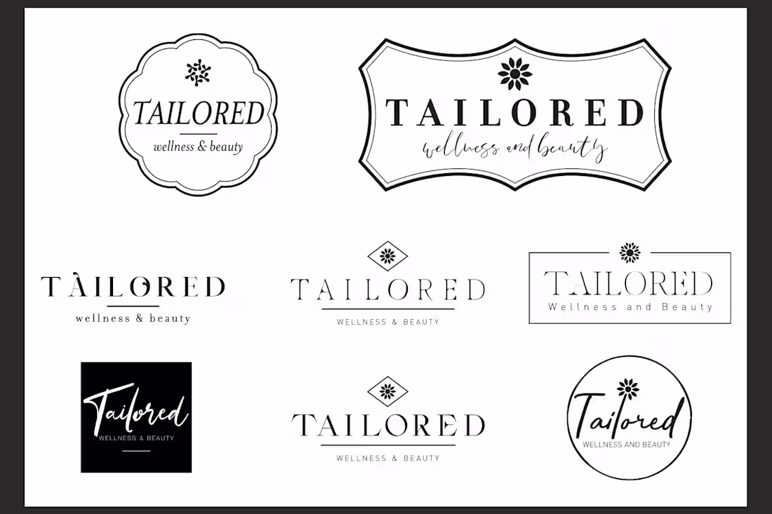 Cover image for Recent Logo Explorations For Tailored
