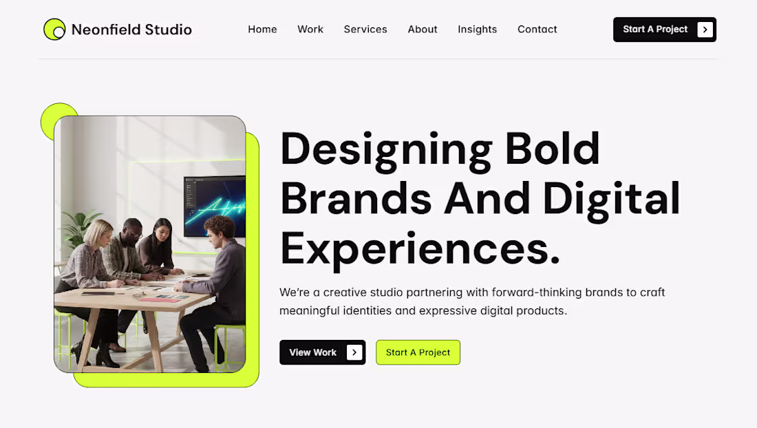 Cover image for NEONFIELD — High-End Framer Template