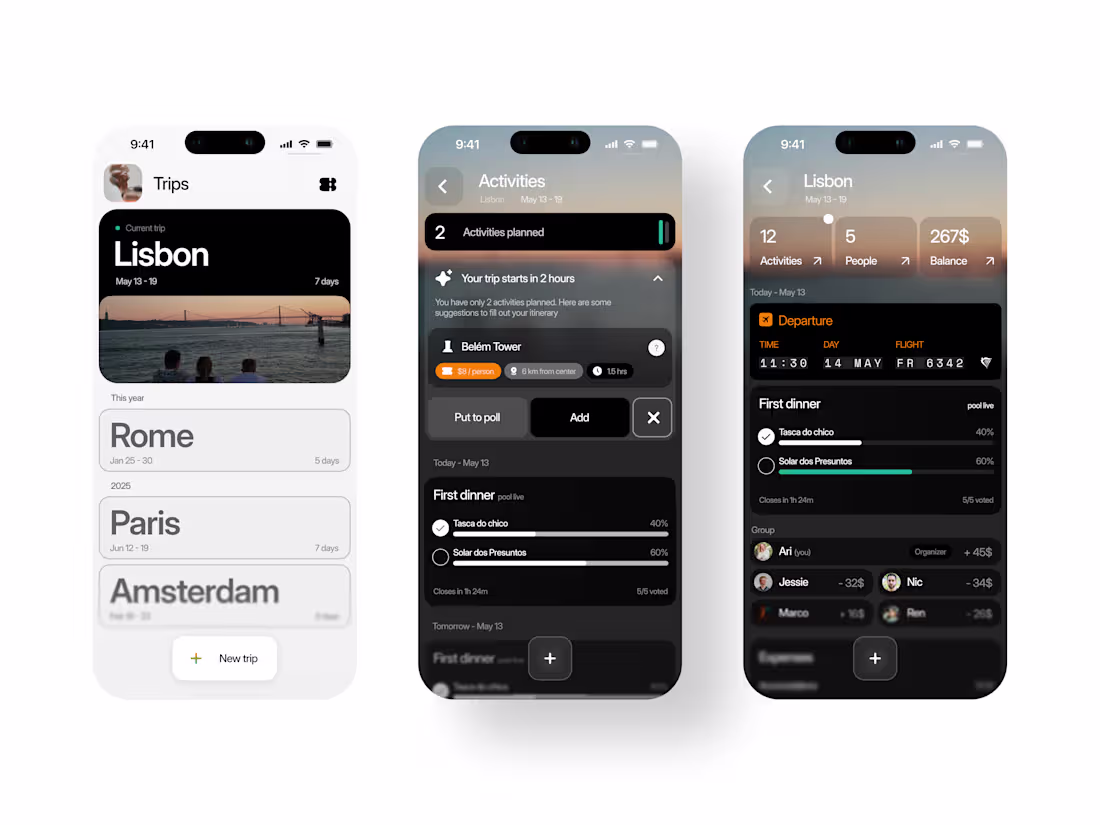Cover image for Recent travel app for an