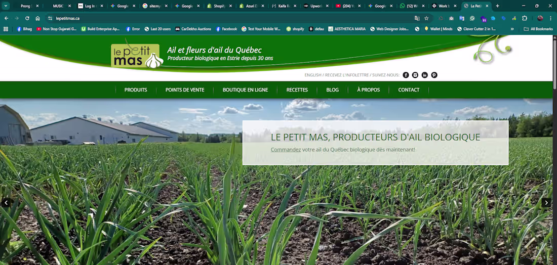 Cover image for Organic Farm-to-Table E-Commerce