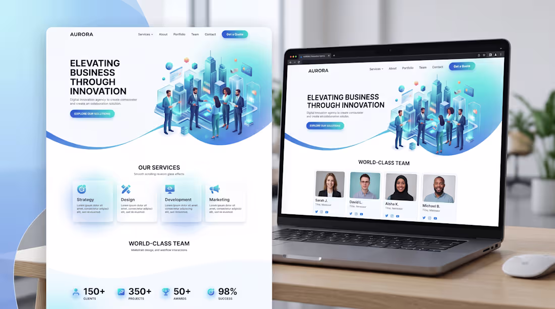 Cover image for Aurora Modern Digital Innovation Agency