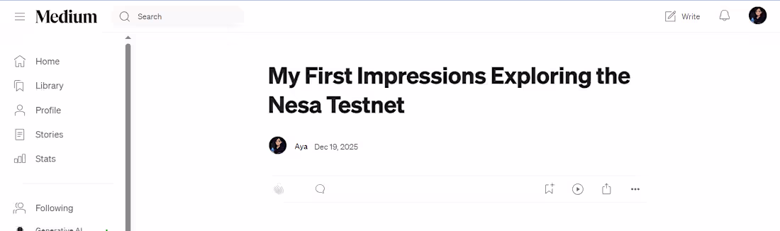 Cover image for A short hands-on guide to getting started with NESA Testnet....