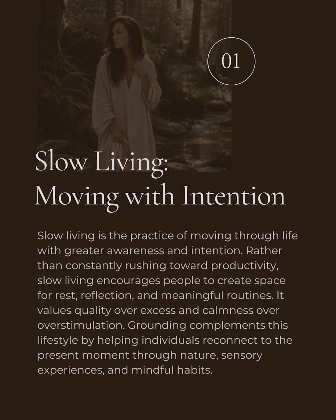 Cover image for Slow Living: Moving with Intention