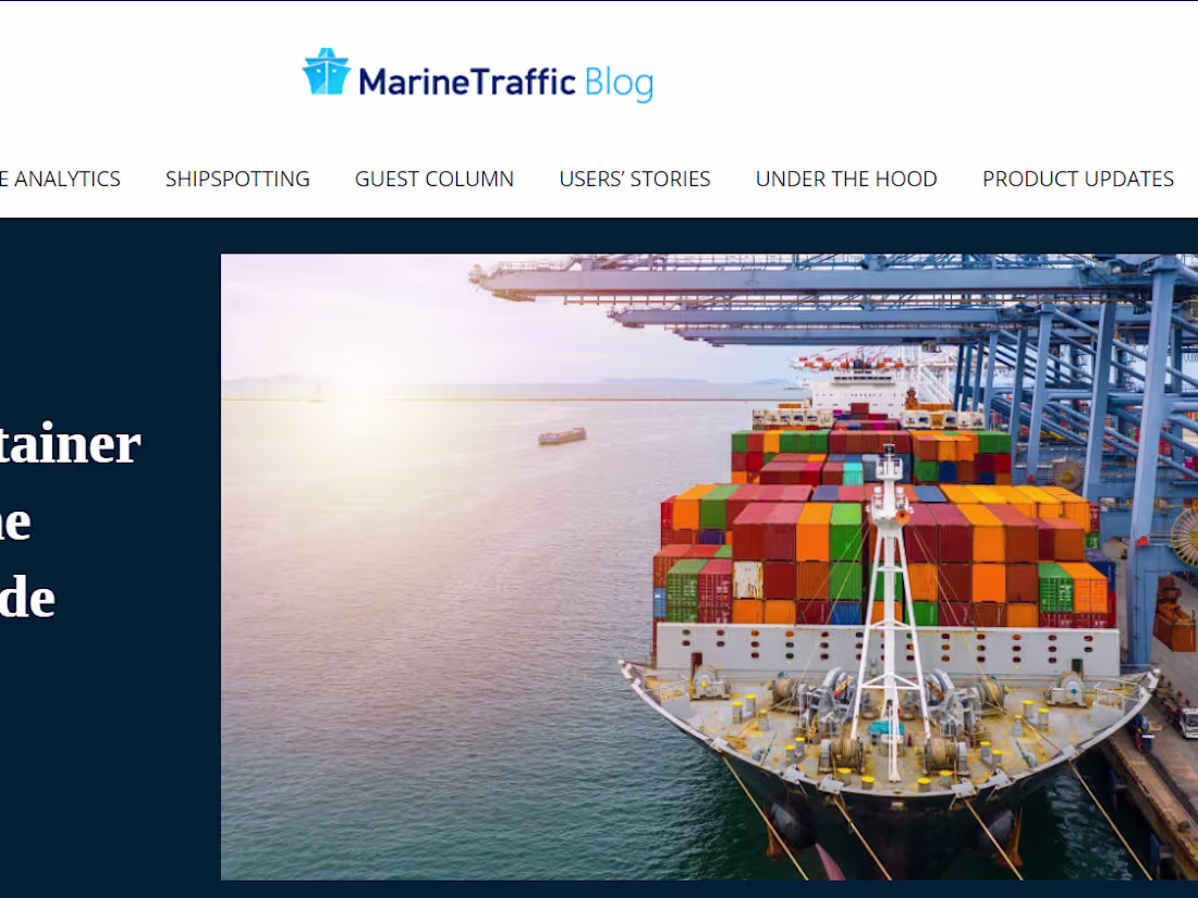 Cover image for SaaS content for MarineTraffic