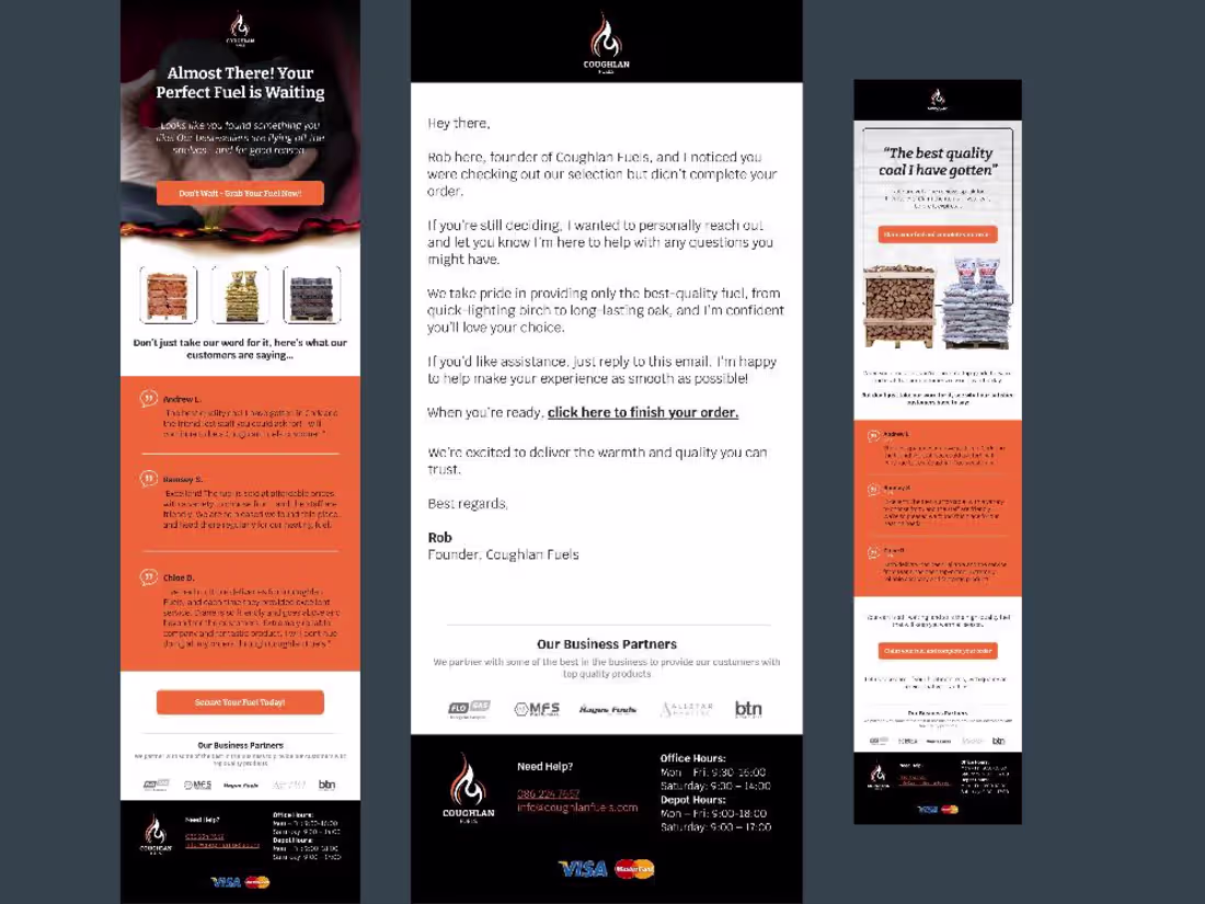 Cover image for Email Marketing Campaign Redesign
Coughlan Fuels,