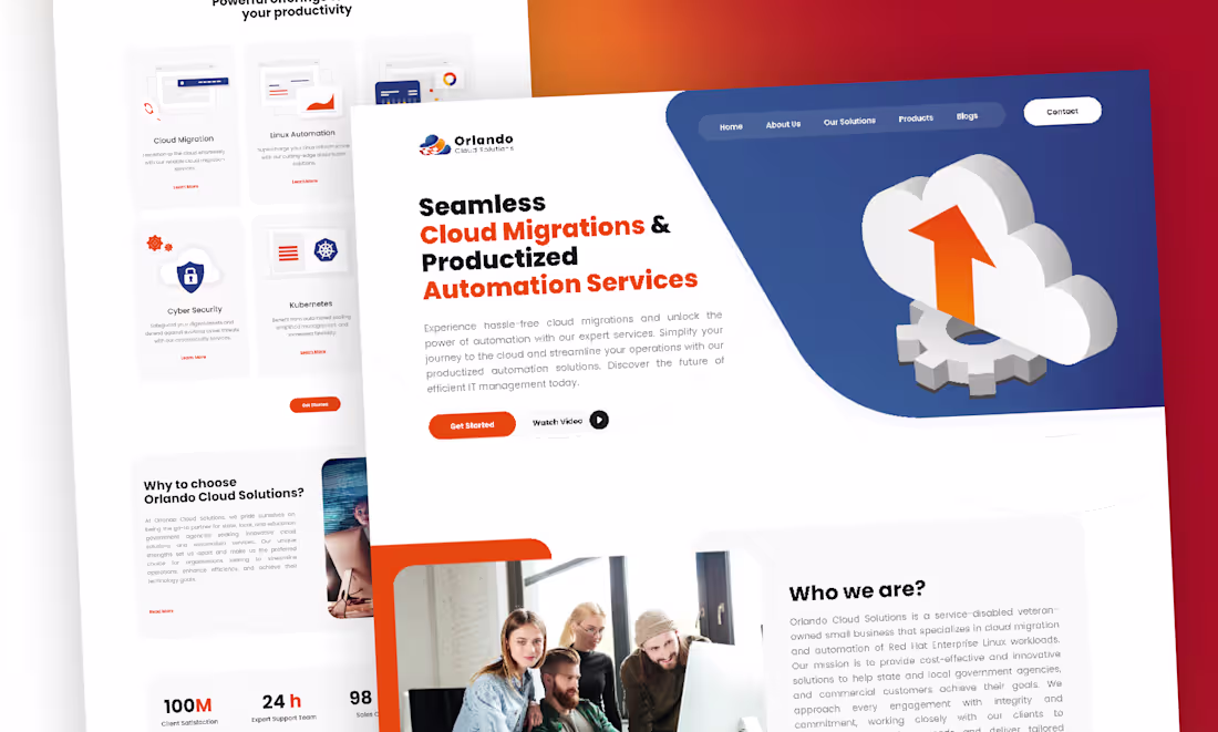 Cover image for #WEBUI design for ORLANDO CLOUD SOLUTIONS