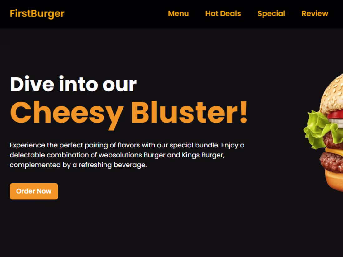 Cover image for BurgerShop web