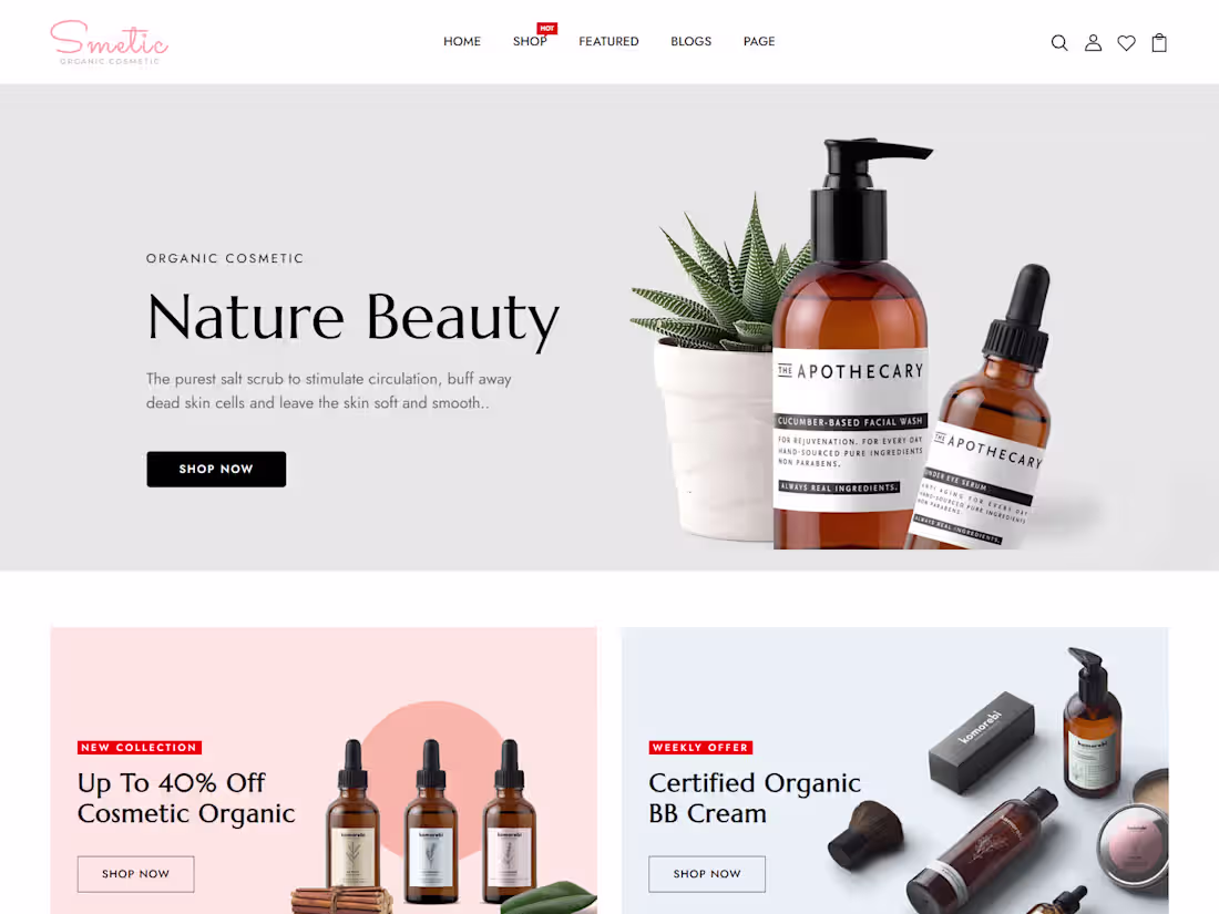 Cover image for Shopify Skin Care Store