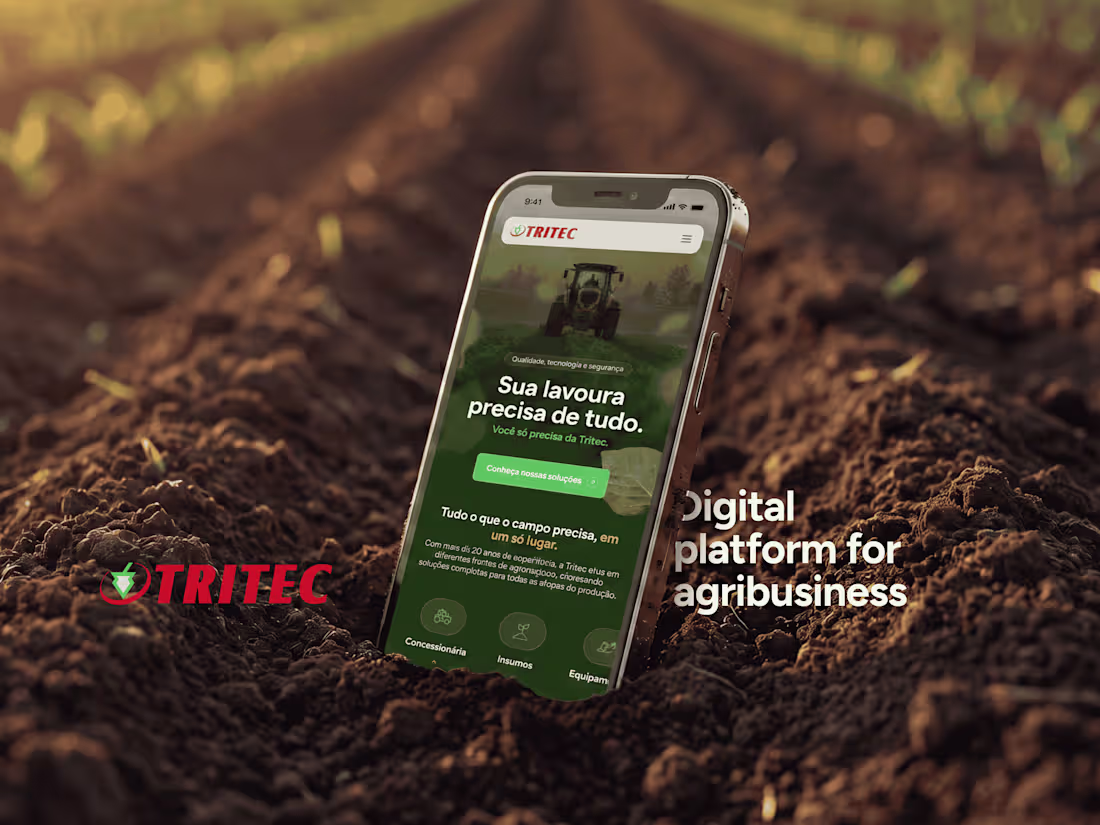 Cover image for Website Redesign for Tritec Agribusiness