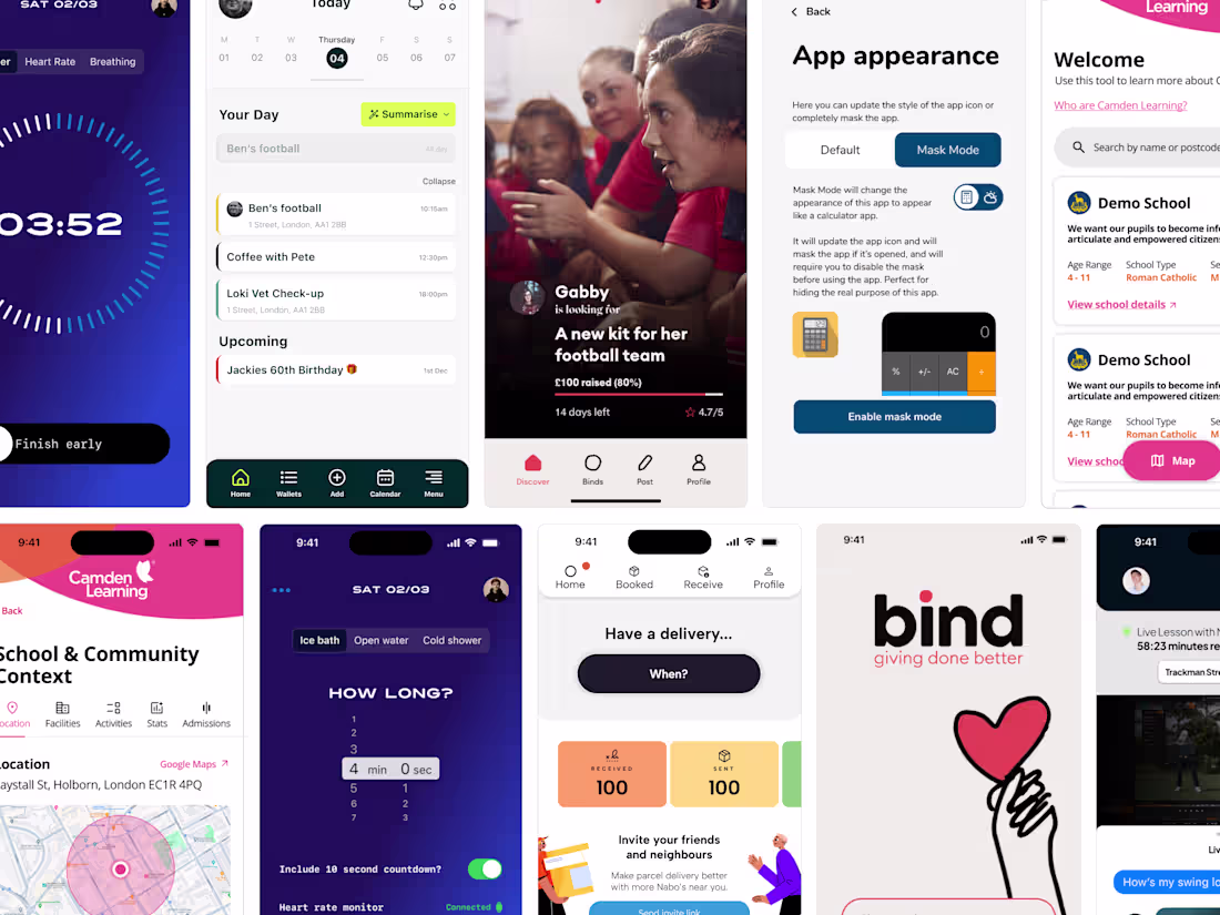 Cover image for Recent App UI Projects