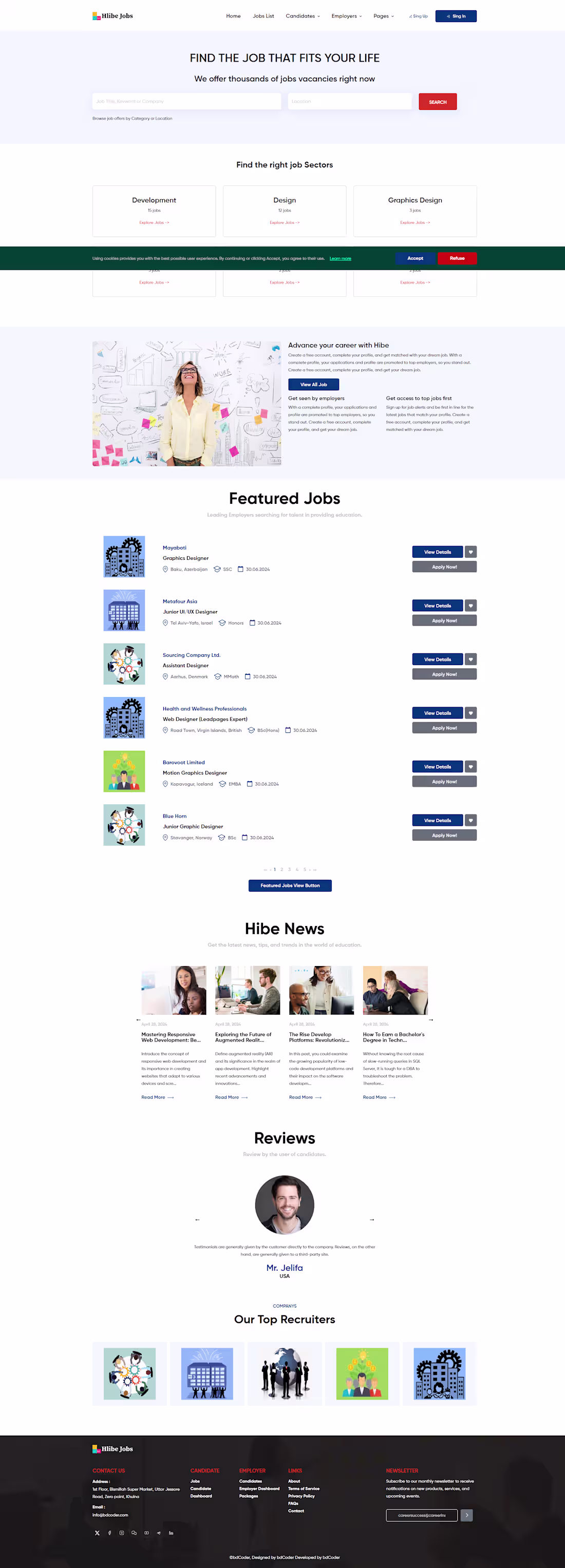 Cover image for Job Portal with Integrated Employer & Candidate Finder Syste...