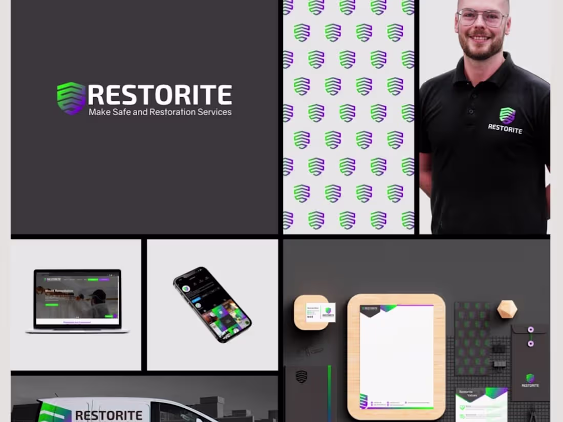Cover image for Roland Mari Ferre - Restorite Brand and Identity Guide