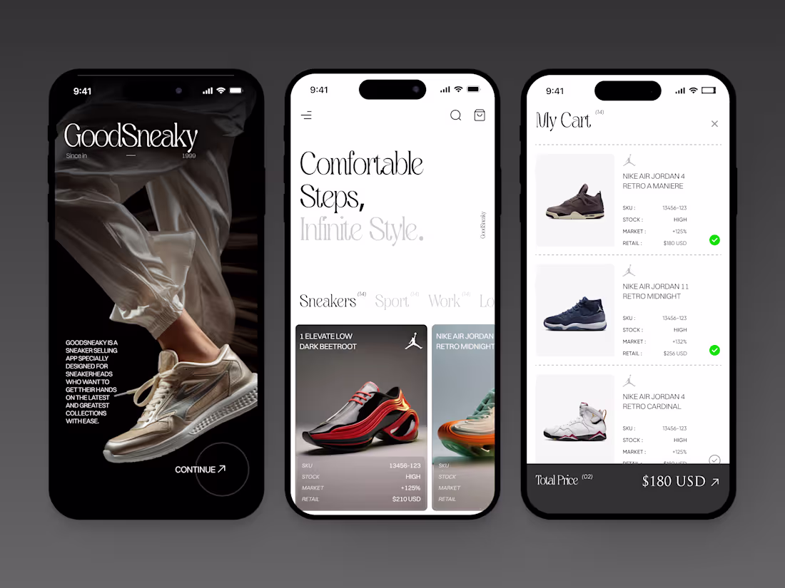 Cover image for GoodSneaky - Sneakers Store Mobile App