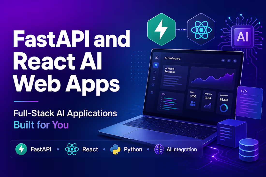 Cover image for FastAPI + React AI Web Application