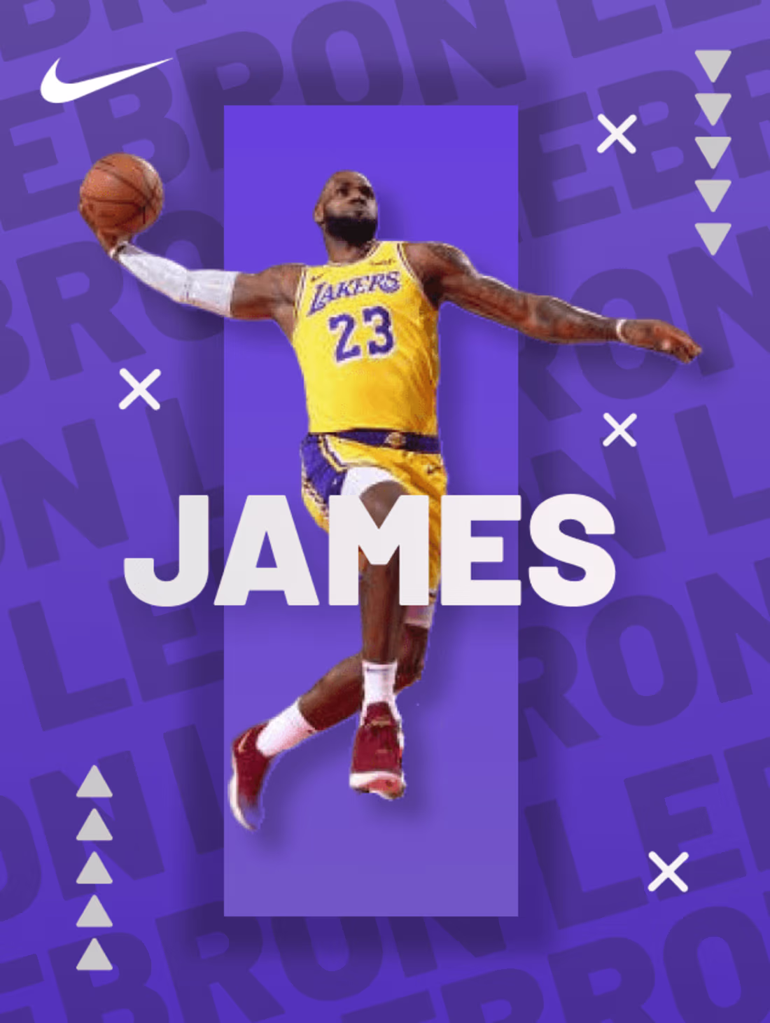 Cover image for Lebron James Poster
