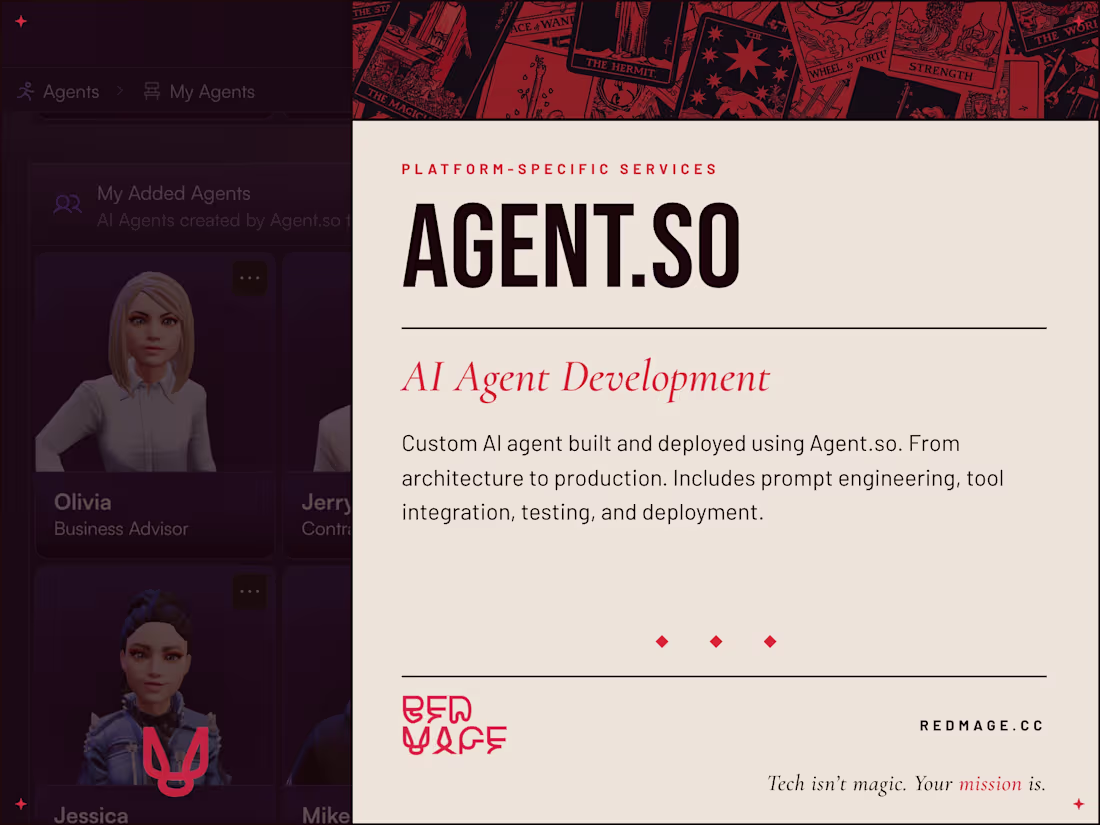 Cover image for Agent.so – AI Agent Development
