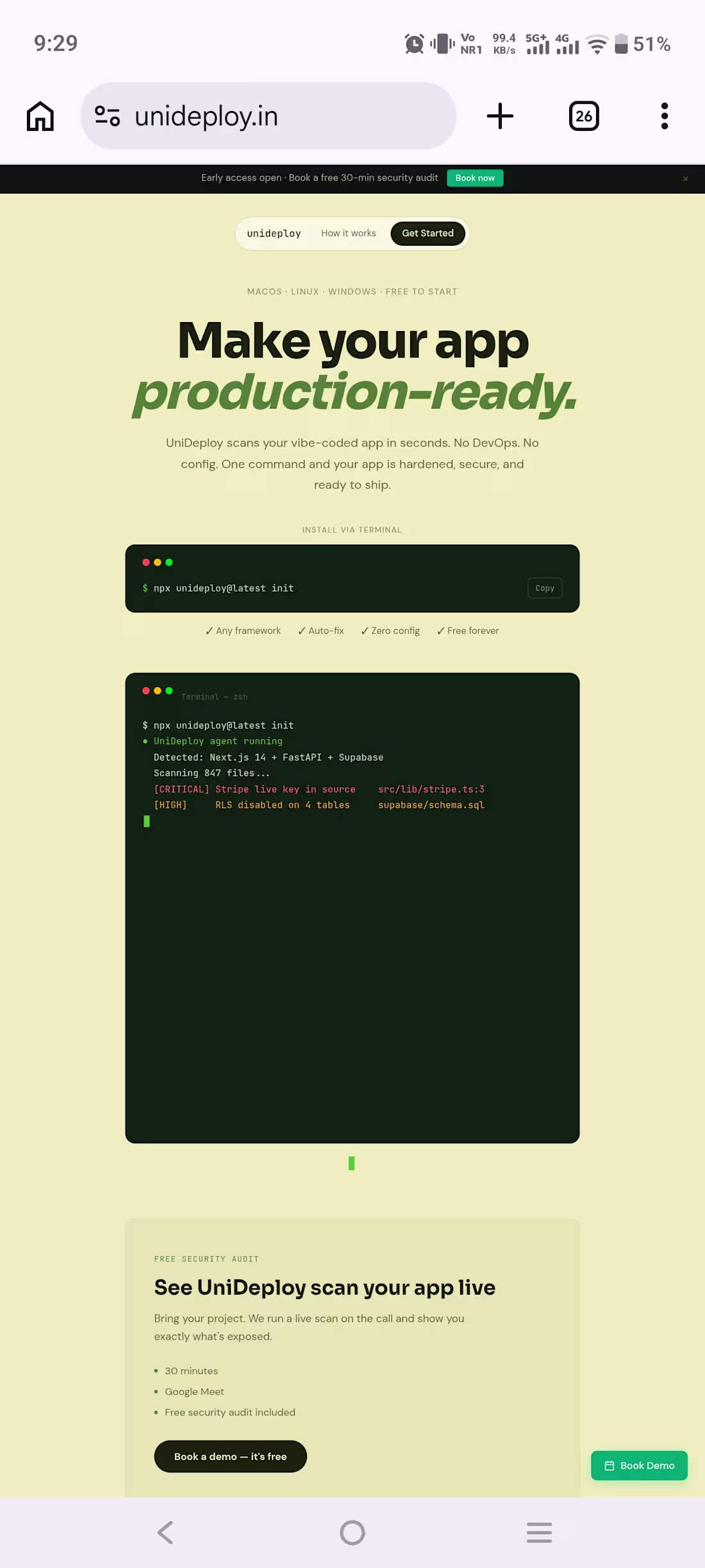 Cover image for Unideploy - Production Readiness layer