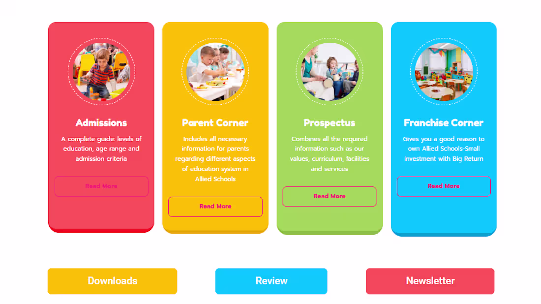 Cover image for Created an interactive online learning platform for students...