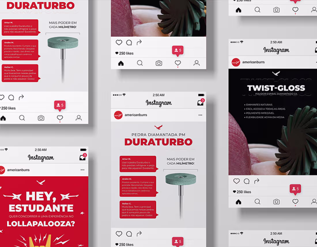 Cover image for Social Media - American Burrs :: Behance