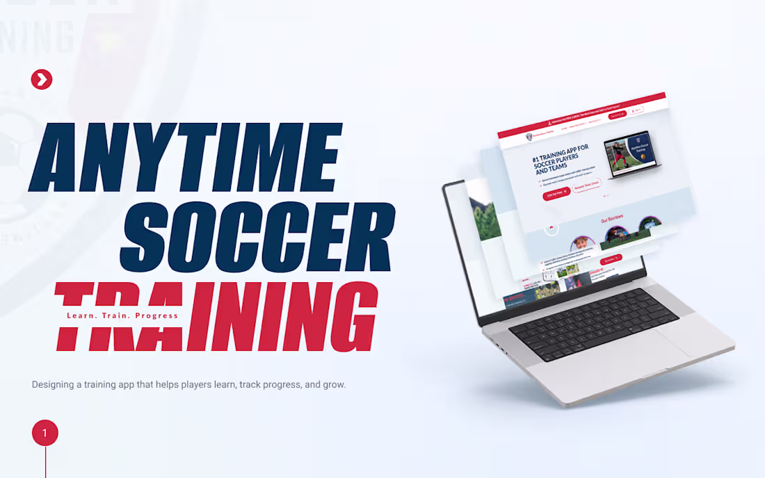 Cover image for Anytime Soccer Training - Web