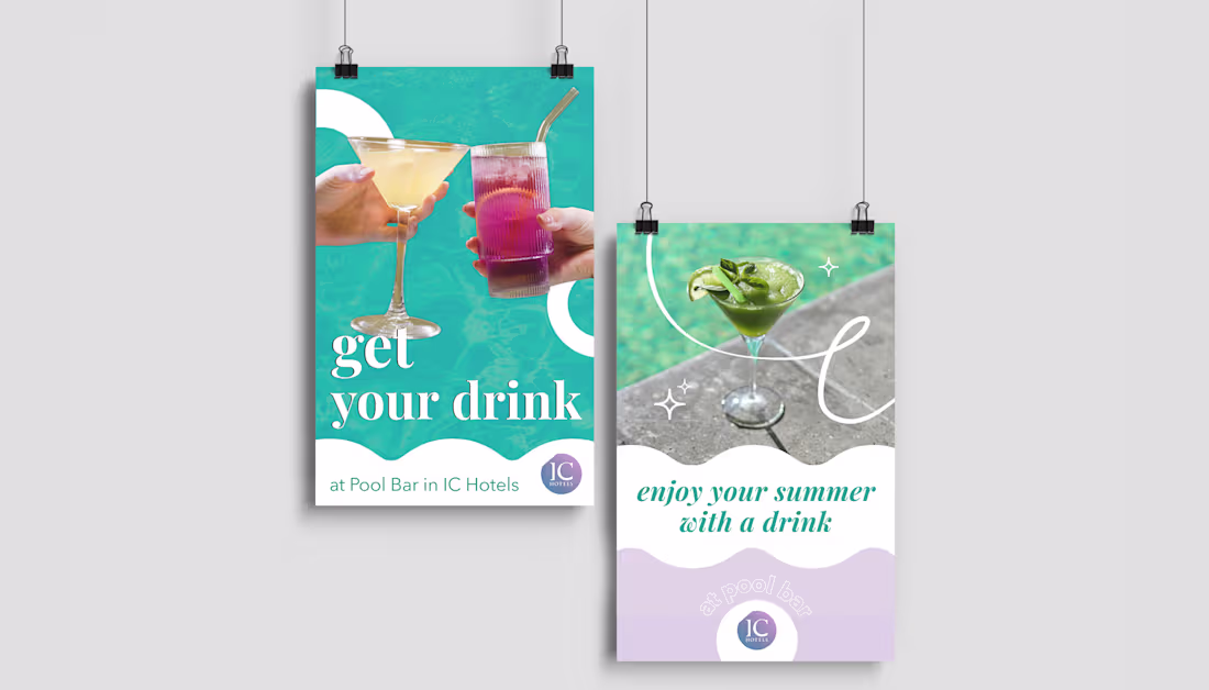 Cover image for Pool Bar Menu Design 🍸🍹