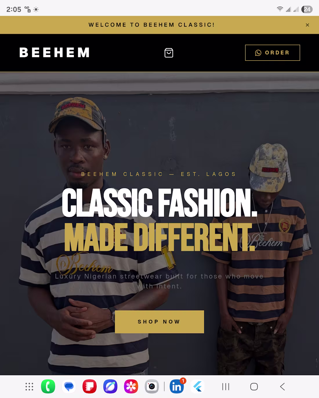 Cover image for Built a full e-commerce website