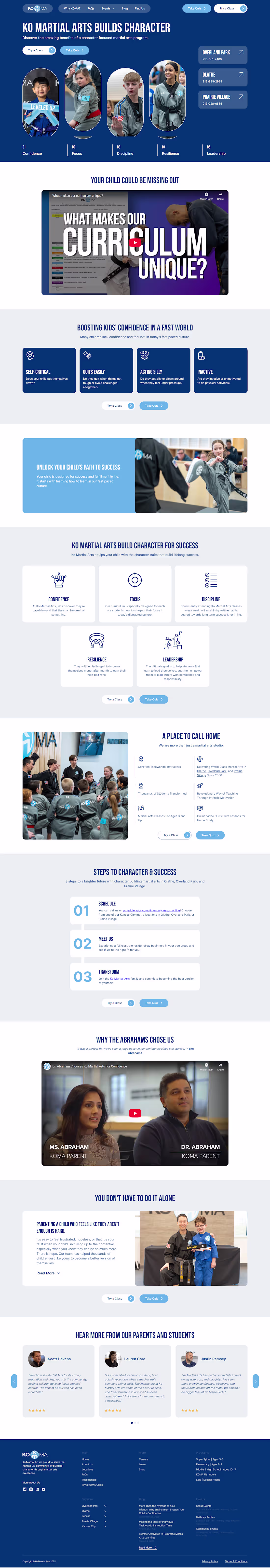 Cover image for Martial Arts Website Redesign
