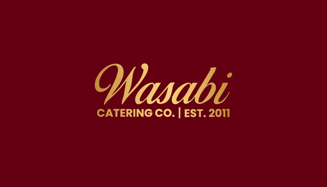 Cover image for Menu flyers for Wasabi Catering
