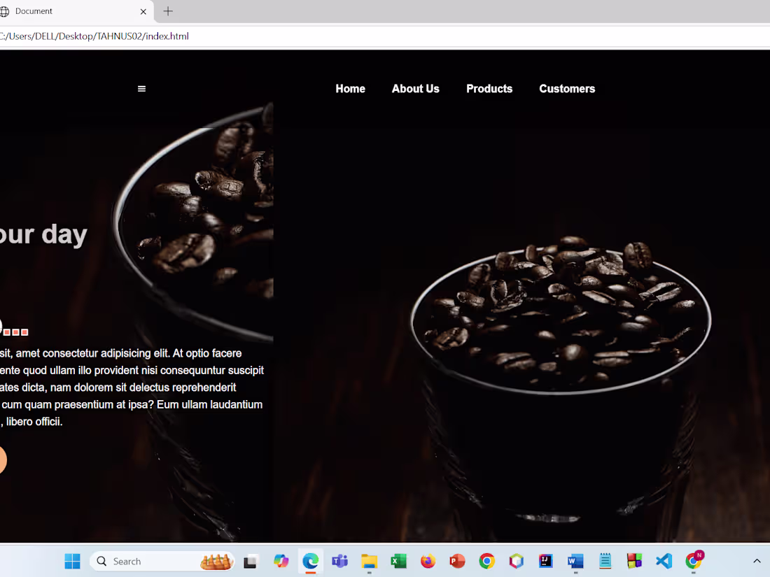 Cover image for responsive and unique landing page