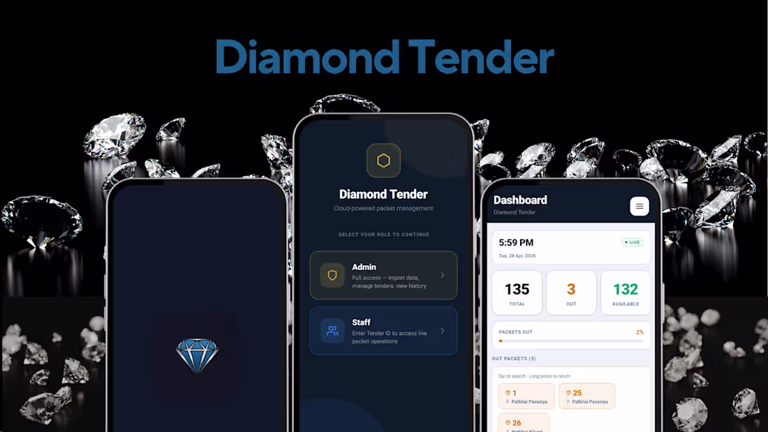 Cover image for Diamond Tender is a modern