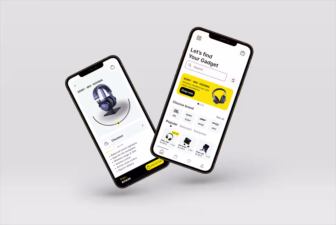 Cover image for E-Commerce App design