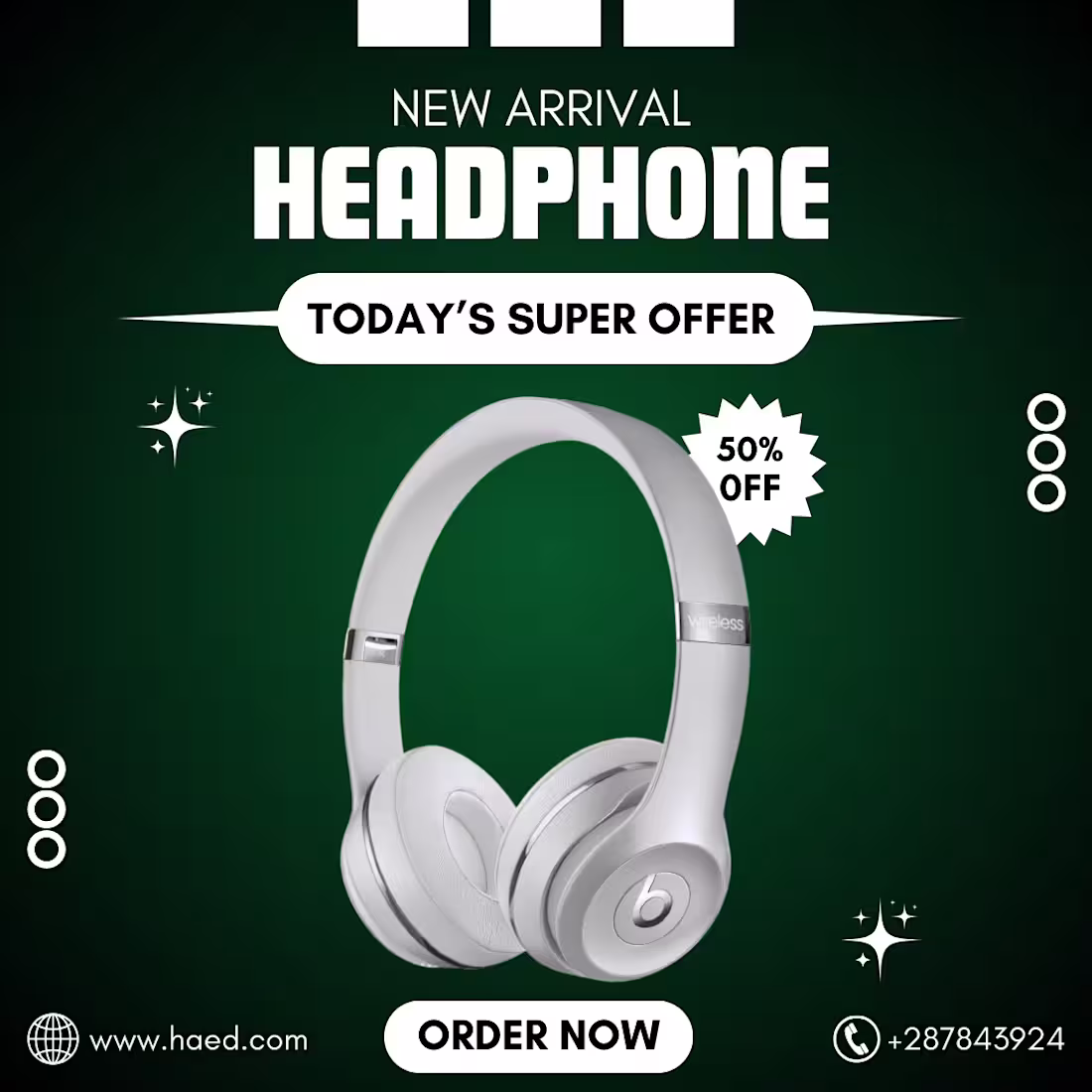 Cover image for Headphone Social Media Post 