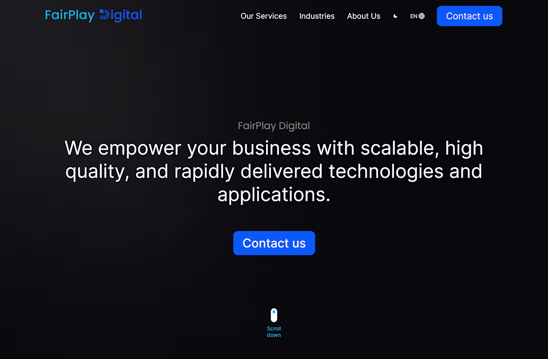 Cover image for FairPlay Digital Website Redesign