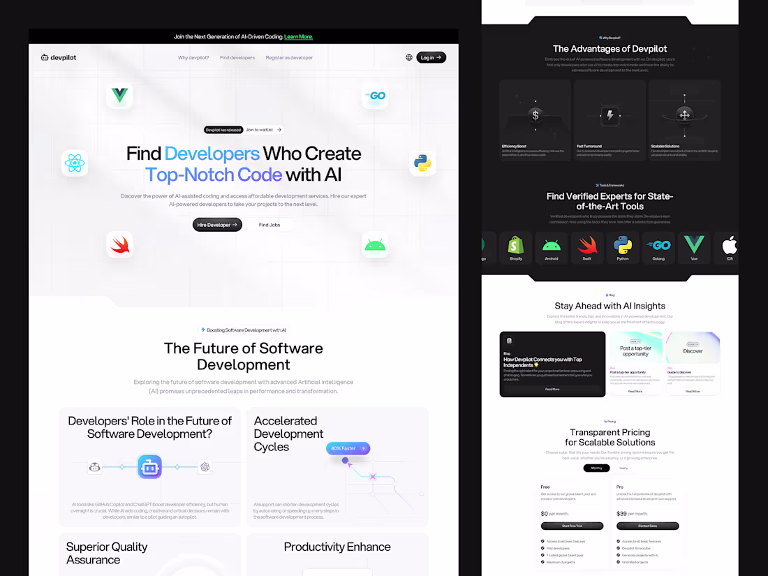 Cover image for SAAS Landing Page
