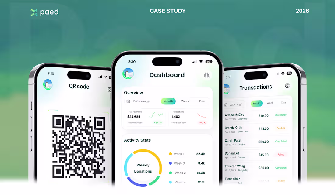Cover image for Fintech QR Payment SaaS | Fintech Web UI/UX Case Study