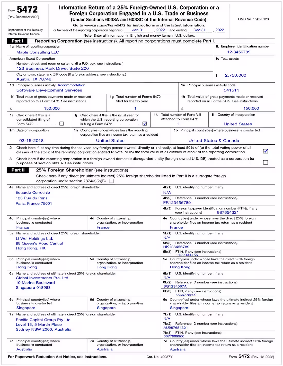 Cover image for This Form 5472 mockup was