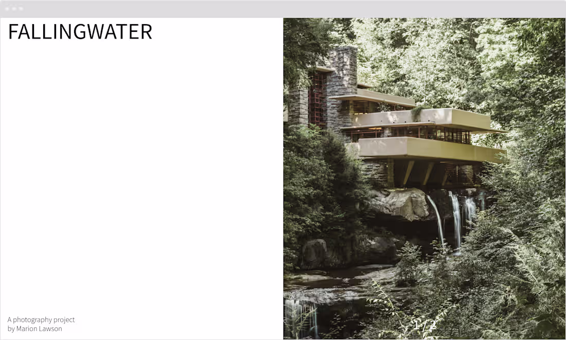 Cover image for Fallingwater