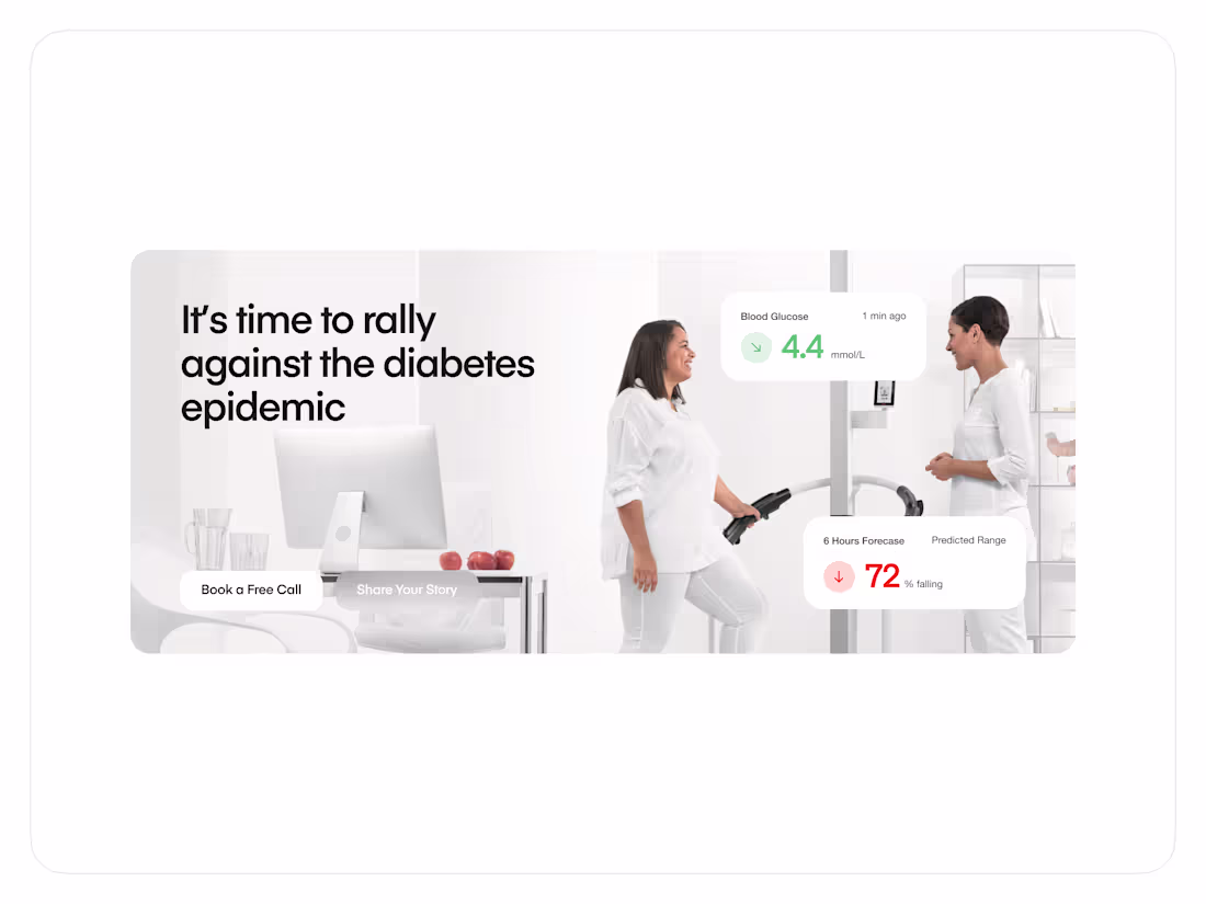Cover image for Diabetes Epidemic Product - Healthcare Website