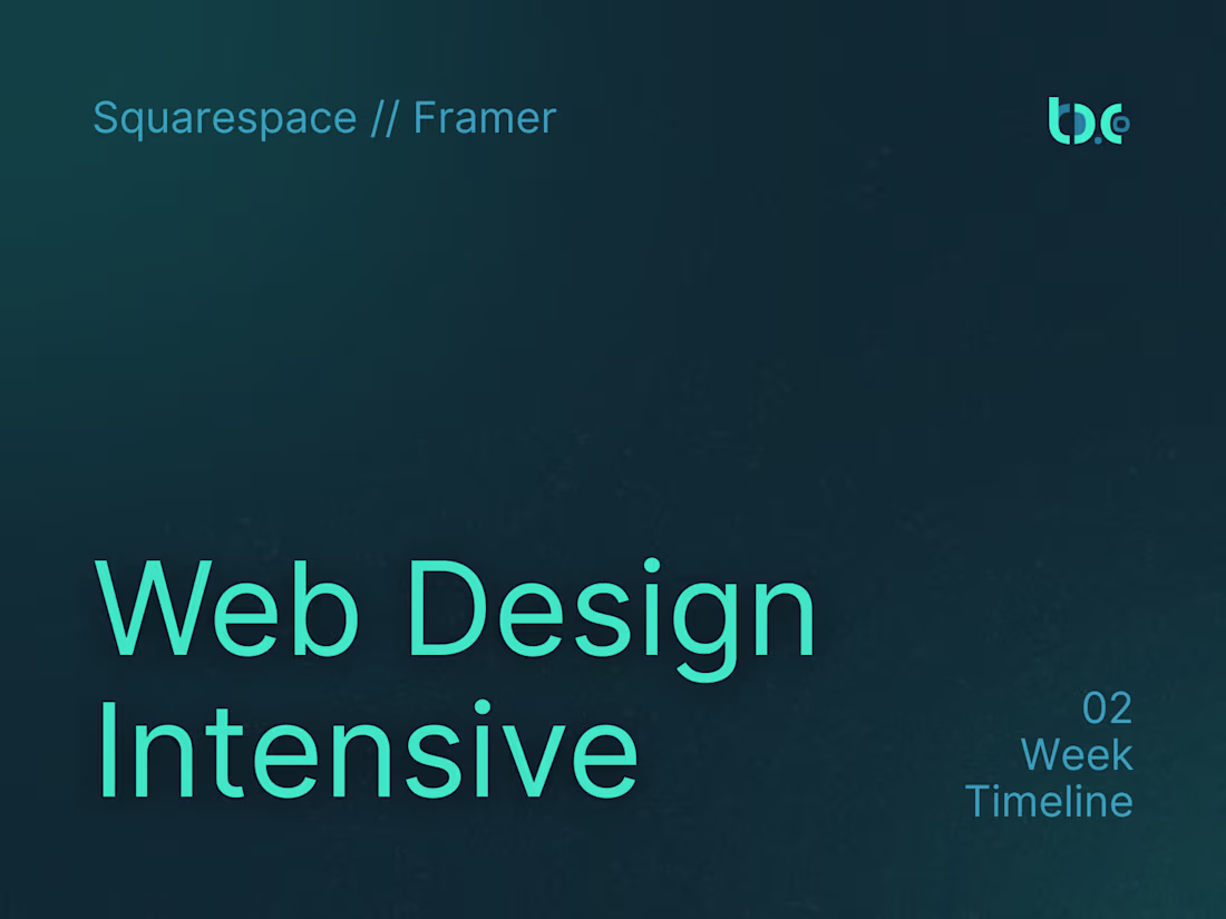 Cover image for 2 Week Website Intensive