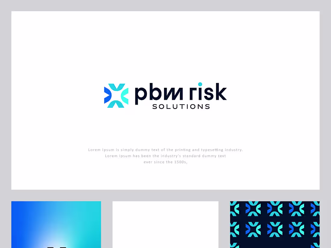 Cover image for PBM Risk Solutions Brand Identity & Logo Design