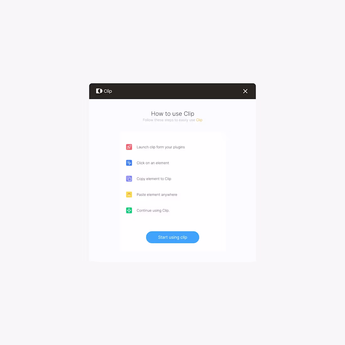 Cover image for Design of 'Clip' Plugin for Figma
